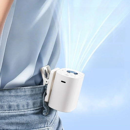 Portable Car Clip Fan 360° Rotatable 100 Speed Wind 12V USB Rechargeable Electric Fan Low Noise Mini Fan Clamp Anywhere